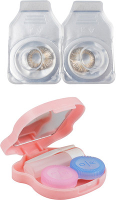 

Optify 1 Pack Zero Power Monthly Color Contact Lens with Kit (Honey) Monthly Contact Lens(1, Honey, Pack of 1)