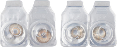 

Optify 2 Pair Zero Power Monthly Contact Lens (Honey-Hazel) Monthly Contact Lens(1, Hazel_Honey, Pack of 2)