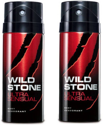 

Wild Stone Ultra Sensual Deodorant Spray Body Spray - For Men & Women(300 ml, Pack of 2)