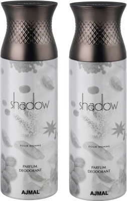 

Ajmal Shadow Homme & Shadow Homme Deodorant Spray - For Men(200 ml, Pack of 2)