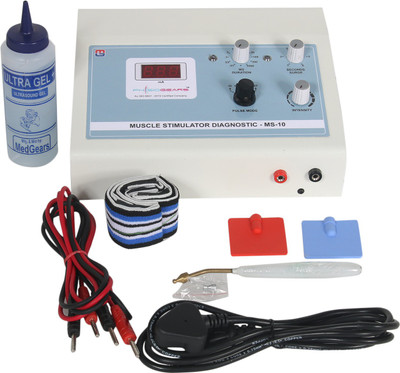 

Physiogears Electro Therapy Muscle Stimulator Diagnostic Galvanic Faradic (MS-10) LCD Display Physiotherapy Equipment Electrotherapy Device(MG-120-PG)