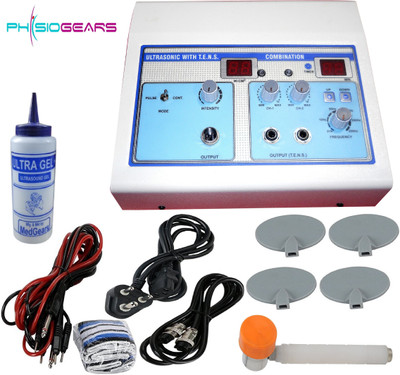 

PHYSIOGEARS TENS WITH ULTRASONIC PHYSIOTHERAPY Electrotherapy Device(MG-03)