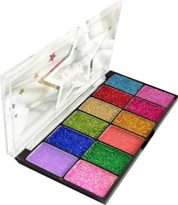 

YOUNGMONK ORIGINAL HIGH QUALITY 12 Color Eye Shadow Palette Glitter 14 g(Multicolor)