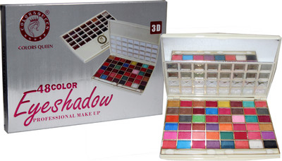 

Colors Queen 48 Color Eyeshadow Professional 3D Make up Kit 120 g(multicolor)