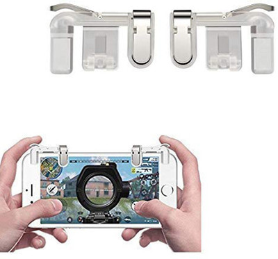 

Aironx PUBG Gaming Joystick Accessory Kit for Mobile Gaming Accessory Kit(White, For Android)
