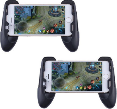 

ZACU Set of 2 Adjustable & Extended Grip Handle Mobile Game Trigger Controller Gamepad Gaming Accessory Kit(Black, For Android, iOS)