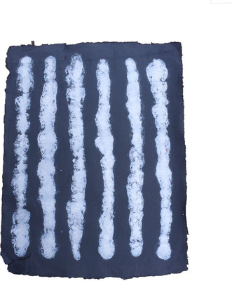 

Bluecat GW_BLUE_WHTELINES_TOOT Lines Up Cycled Cotton Gift Wrapper(Blue, White lines)