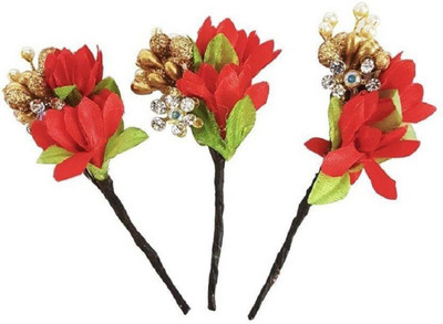 

Iyaan New Style Hair Juda Pins Hair Accessories For Women And G Hair Pin(Multicolor)