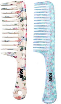 

KAIV SHC0822+GHC0823 Combo of Designer Grooming and Shampoo Comb