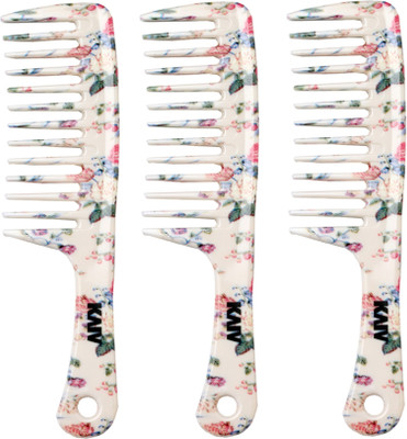 

KAIV SHC0822 pack of three Designer Shampoo Comb