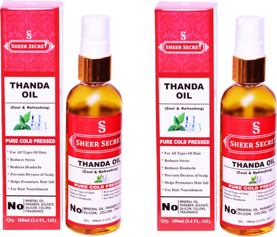 

SHEER SECRET THANDA OIL (100% PURE COLD PRESSED OIL) Hair Oil(200 ml)