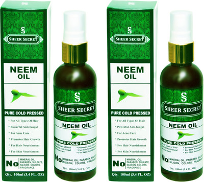 

SHEER SECRET NEEM OIL (100% PURE COLD PRESSED OIL) Hair Oil(200 ml)