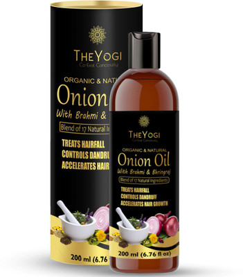 

The Yogi Organic Onion with Brahmi & Bhringraj Hair Oil(200 ml)