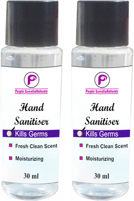 

Purple Essentionaturals Hand Sanitizer 30 ml pack of 2(30 ml, Bottle, Pack of 2)