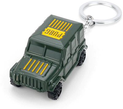 eDUST PUBG Real 3D Metal Body Props Jeep Key Chain