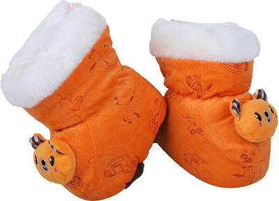 

LNG Lifestyle Boys & Girls Velcro Mojaris(Orange