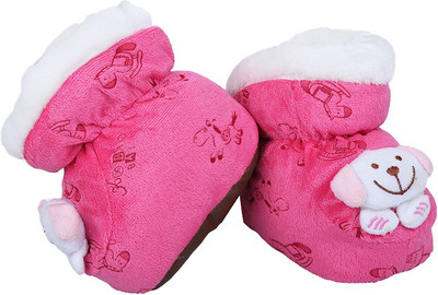 LNG Lifestyle Boys & Girls Velcro Mojaris(Orange, Pink