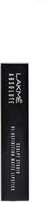 

Lakme Absolute Sculpt Studio Matte Lipstick, Red Rush(RED RUSH)