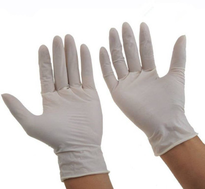 

Shopfleet Set of 100 Latex Examination Gloves(Pack of 100)