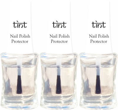 

Tint Nail polish top coat pack of 3 Black(Pack of 3)