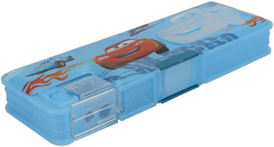 

Xeekart Jumbo Car Dual Compartment Multi-functional Inbuilt 2 Sharpener Art Plastic Pencil Box Cartoon Art EVA Pencil Box(Set of 1, Blue)