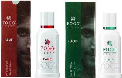 

Fogg 1 ICON PERFUME 100ML + 1 FAME PERFUME 100ML Eau de Parfum - 100 ml(For Men & Women)