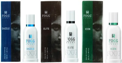 

Fogg DAZZLE PERFUME 50ML + ICON PERFUME 50ML +ELITE PERFUME 50ML Eau de Parfum - 50 ml(For Men & Women)