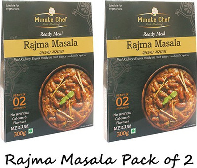 

Minute Chef Ready to Eat Rajma Masala Pack of 2 300 g