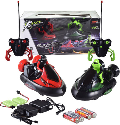 

Wishkey Bumper Cars With 2 Radio Control Vehicles- Remote Control Toy Game For Kids(Multicolor)