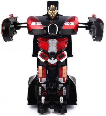 Sshakuntlay 2 In 1 Deformation Autobots Transformers Radio Control Buggati Car 2.4Ghz(Red)