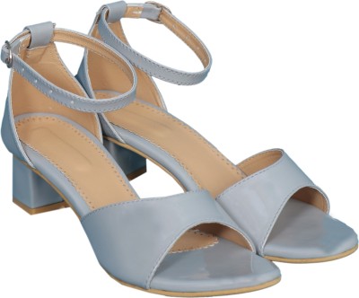 SHOE CRAFT Women Heels(Grey , 6.5)