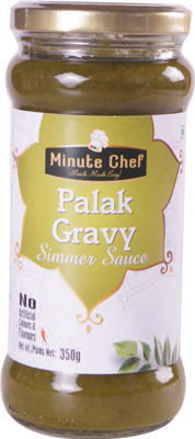 

Minute Chef Ready to Cook Palak Gravy Simmer Sauce, 350g Pack of 2 Sauces(350 g)