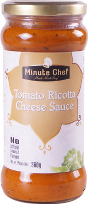 

Minute chef Ready to Cook Tomato Ricotta Cheese Sauce 360g Pack of 2 Sauces(360 g)