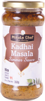 

Minute Chef Ready to Cook Kadhai Masala Simmer 360g Pack of 2 Sauces(360 g)