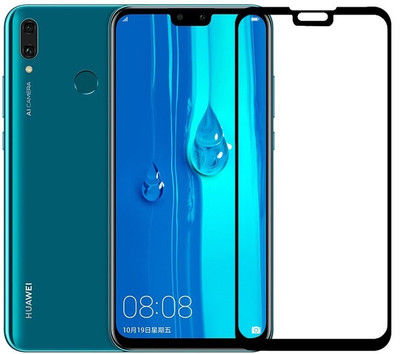 Caseline Tempered Glass Guard for Huawei Y9(Pack of 1)