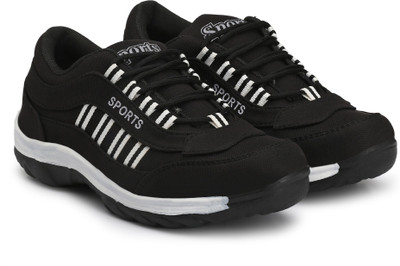 

CEONA Boys Lace Running Shoes(Black