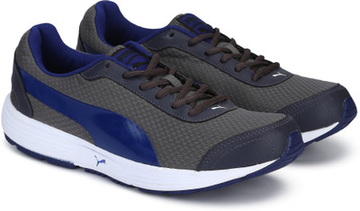 

Puma Running Shoes For Men(Grey, Steel gray-dazzling blue-periscope