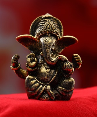 Adonai Ganesha Decorative Showpiece  -  8 cm  (Polyresin)