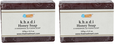 

Agile The Khadi Mart (Honey) Soap - (Pack of 2) - 250 gm(2 g, Pack of 2)