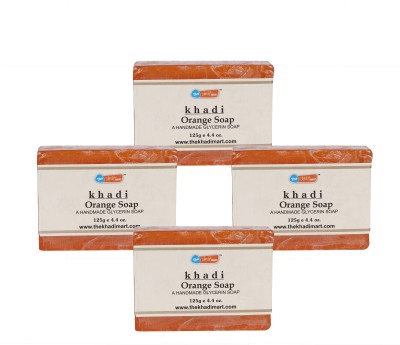 

Agile The Khadi Mart (Orange) Soap - (Pack of 4) - 500 gm(4 g, Pack of 4)