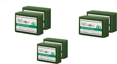 

Khadi ORGANIQUE HANDMADE NEEM WITH ESSENTIAL OIL (Pack of 6)(125 g, Pack of 6)