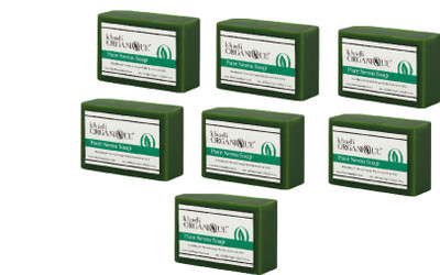 

Khadi ORGANIQUE HANDMADE NEEM WITH ESSENTIAL OIL (Pack of 7)(125 g, Pack of 7)