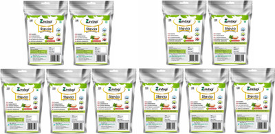 

Zindagi Stevi Powder - Sugarfree Stevia Sachets - Natural Stevia White Powder (Pack Of 10) Sugar(100 g, Pack of 10)