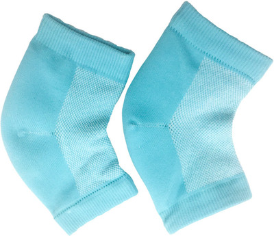 

Healthgenie Silicone Gel Heel Socks With Apple Essence - (1 Pair) Heel Support (, Blue