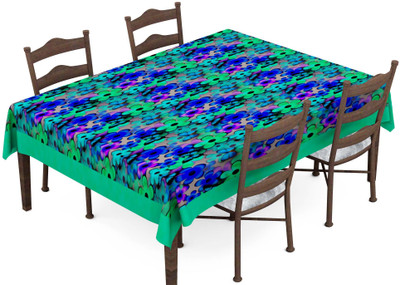 

Lushomes Floral 6 Seater Table Cover(Green, Polyester)