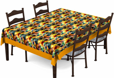 

Lushomes Abstract 6 Seater Table Cover(Multicolor, Polyester)