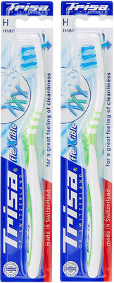 

Trisa Flexible Hard Hard Toothbrush(Pack of 2)