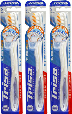 

Trisa Pro Interdental Soft Soft Toothbrush(Pack of 3)