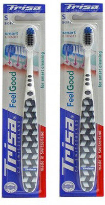 

Trisa Feel Good Soft Soft Toothbrush(Pack of 2)