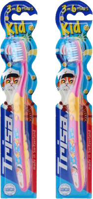 

Trisa Kids 3 To 6 Years Medium Toothbrush(Pack of 2)